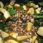 Black-Eyed Peas and Mixed Veggie Soup
