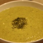 Creamless Leek and Asparagus Soup with Celeriac Root and Kefir 