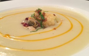 Chef Carolyn Johnson’s Cauliflower and Mussel Soup