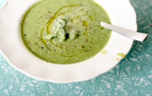Broccoli and Cannellini Bean Soup
