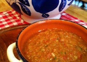 Fine-Grained Gazpacho With Tomatillos