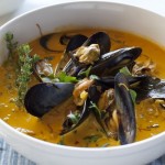 Chef Fabio Viviani's Mussel Soup with Leeks and Saffron